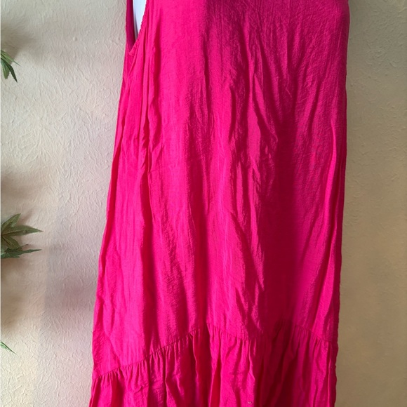 Maeve Marlene Tiered Maxi Dress Sz S Pink - Picture 5 of 6